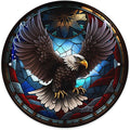 2026 United States 250th Anniversary Round Metal Sign, Home Decor Metal Wall Signs 250th Anniversary USA, 250 Patriotic American Flag Decorative Signs, Gift for US Citizens, Hanging Wall Decor