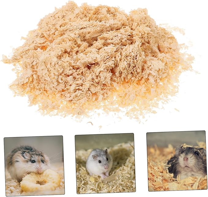 ERINGOGO Hamster Bedding Shavings Safe Wood Shavings for Small Animals Cozy Absorbent Bedding for Guinea Pigs Chickens and Reptiles