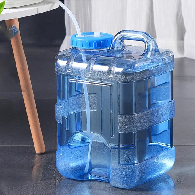 Tank, 10L Heavy-Duty -Grade Dispenser Bucket for Camping, Pool, Survival, Patio, Garage, Farm, Workshop & Home Storage