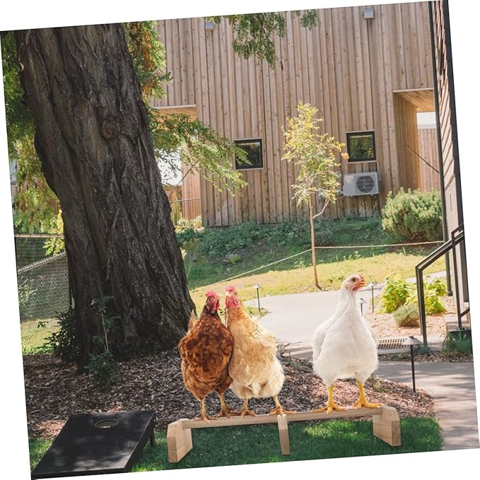 1piece Natural Chicken Perch Wooden Roosting Bar Bird Cage Perch Bird Cage Accessory