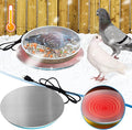 1 PC Chicken Water Heater for Winter, Heated Chicken Waterer 1-5 Gallons, 7.67'' Poultry Water Heater Base, Antifreeze Heated Base to Prevent Water Freezing in Metal Plastic Chicken Waterer