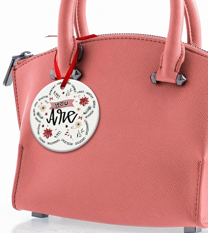 Religious Christmas Hanging Ornaments, Bible Verse Ornament - Encouragement Gifts for Women, Mom, Ladies, Girl, Coworker Female - Faith Based Gift - Christmas Decorations Christian