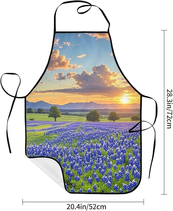 Waterproof Apron Adjustable Bib for Women Men Tractor farm Cooking Aprons Chef Bibs with 2 Pocket