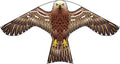 PESTEZE USA Hawk 47x27 Inch Kite with 13 Ft Flagpole. Provides Humane Bird Deterrence in Yards & Farms. Protects Vegetables, Fruits & Crops from Pest Birds & Critters