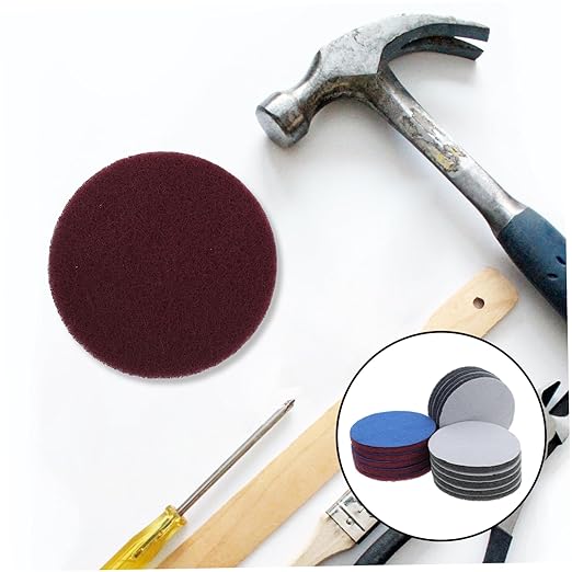 15pcs Power Brush Scrubber Pads Replacement for Kitchen and Tile Non-Scratch Scouring Pad Attachment