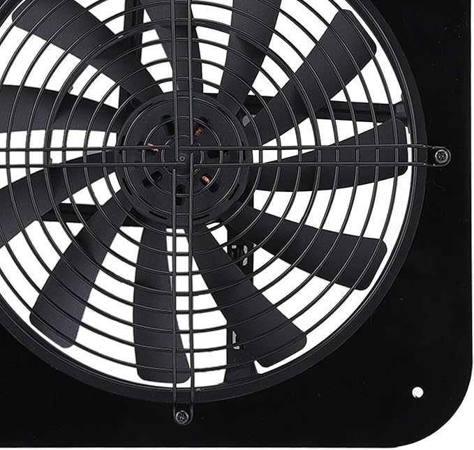 100W 18V Solar Panel Exhaust Fan 13.5 Inch Solar Powered Ventilator for Attic RV Greenhouse Pet House Chicken Coop Suitable for Indoor Outdoor Use
