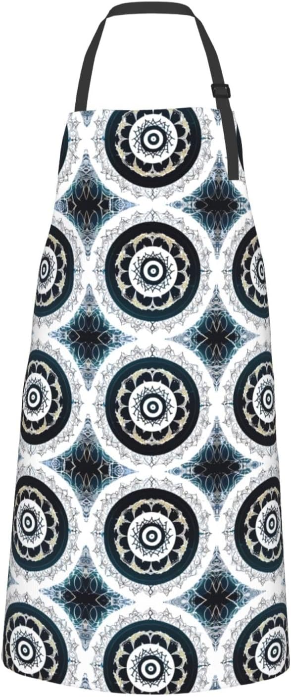 Multidimensional Space Heavy Duty Waterproof Apron with Pockets for AdultsResistant Grilling, Gardening, Painting
