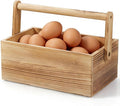 Egg Basket,Wooden Egg Basket for Gathering Fresh Eggs,Chicken Egg Collecting Basket,Fresh Egg Storage Countertop Farmhouse Kitchen Decor