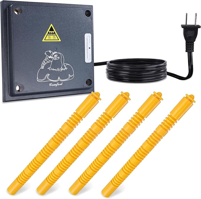 Premier 1 Chick Brooder Heating Plate with Adjustable Legs | 12" x 12" | Warms Up to 20 Chicks