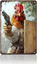 Funny Chicken Signs Farm Chicken Aluminium Sign Metal Chicken Signs Decor Home Ktichen Farm Are Wall 12x16 Inch Vintage Chicken Signs For Coop Metal Tin Signs Poster