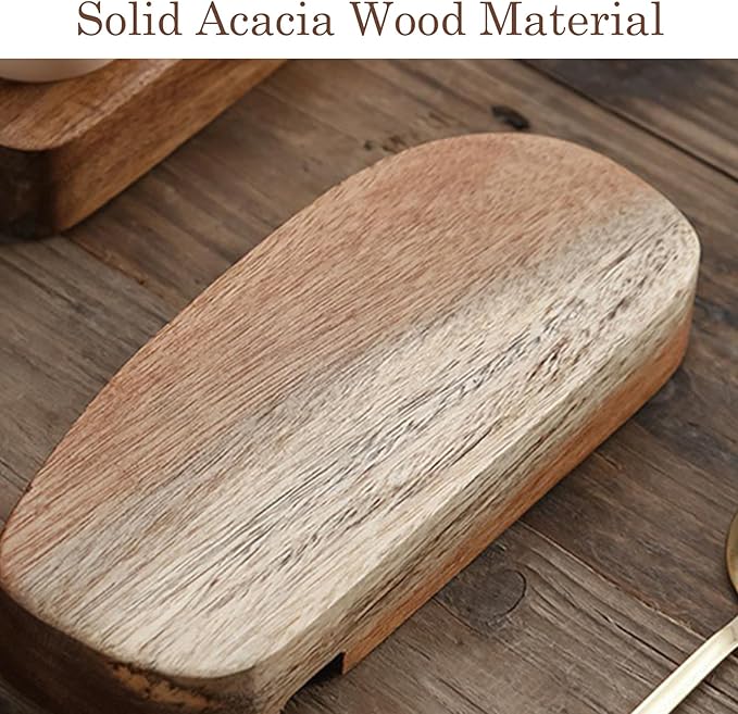 Wooden Egg Holder Tray – Rustic Countertop Egg Organizer, Smooth Storage Rack for Home & Kitchen Use