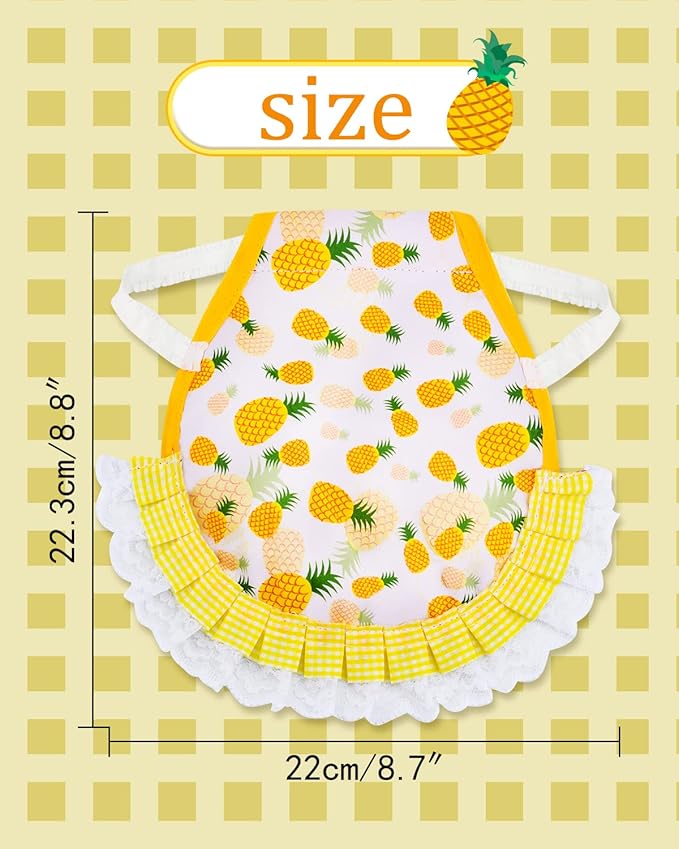 6pcs Hen Saddle Apron，Waterproof Chicken Saddle Hen Apron with Elastic Chicken Jacket Straps Hen Apron Poultry Protector Wing Back Protector Print Feather Protective Jacket(B)