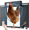 Automatic Chicken Coop Door Solar Powered | Chicken Coop Accessories Auto Chicken Door with LCD Display, 4 Working Modes, 7W High-Power Solar Panel & IP65 Waterproof