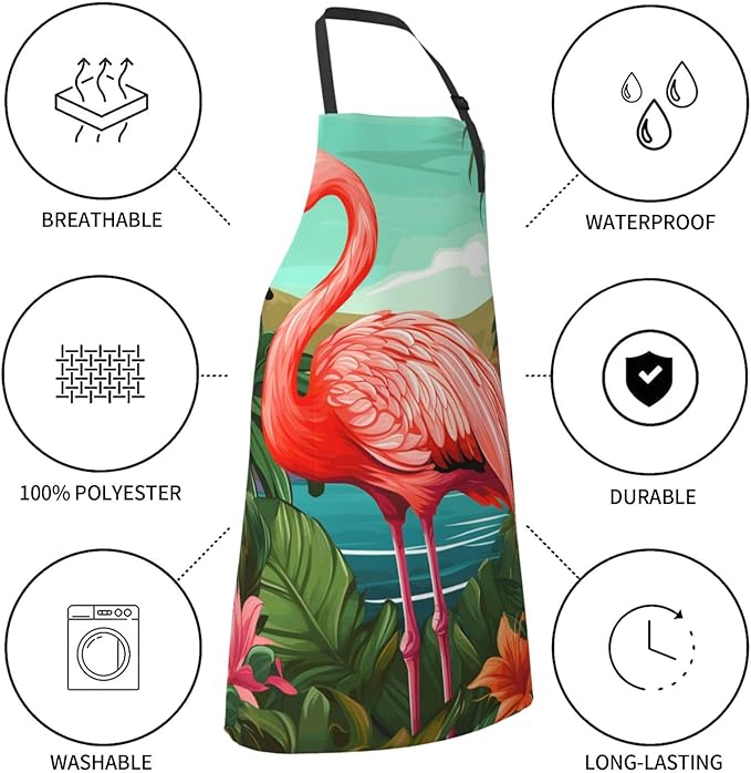 Aprons for Women with Pockets Waterproof Apron Adjustable Bib Turquoise Blue Gold Marble Apron Chef Apron
