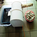 NYMFEA 120w Egg Washer Machine Automatic Egg Cleaning Machine Commercial Chicken Duck Goose Egg Brushing Machine Egg Surface Cleaning Egg Wash Cleaning Machine Duck Egg Cleaning Machine,110V