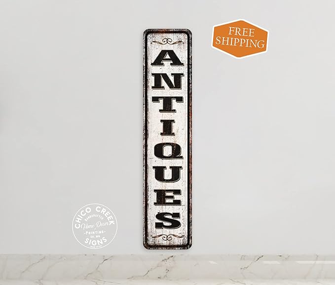 Chico Creek Signs Antiques Rustic Sign Vintage Looking Décor Farmhouse Decoration Gift 4x18 204182001038
