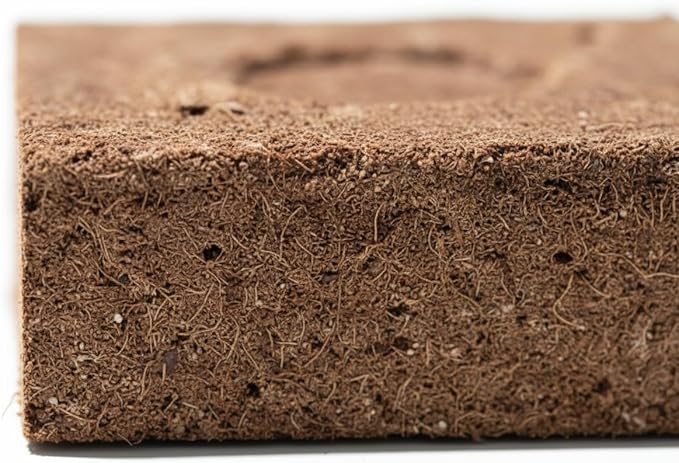 Kaya 5” Coco Coir Grow Pot – RHP Certified Plant Propagation Block | Organic Coco Coir Growing Medium | Biodegradable Bag | 3.78L Expansion | Low EC | 100% Natural Coco Fiber (40 Pack)