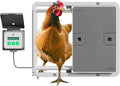 Omlet Automatic Chicken Coop Door Opener | Operated by Light Sensor or Timer | Easy to Install, No Maintenance Required | Improves Coop Security and Insulation | Built-in Safety Sensors | Grey