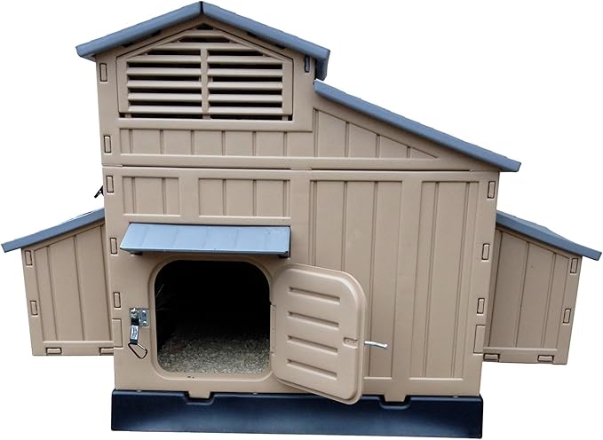 Formex Snap Lock Large Chicken Coop Backyard Hen House 4-6 Large 6-12 Bantams