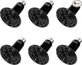 Simple Deluxe 150W Reptile Heat Lamp Bulb Ceramic Heat Emitter No Light Emitting Brooder Coop Heater for Amphibian Pet & Incubating Chicken, 6 Pack Black