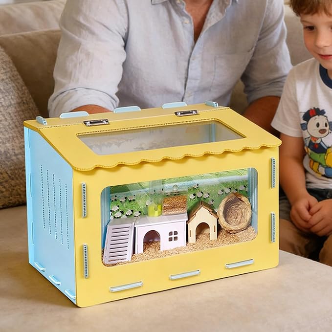 Chicken Brooder - Chew-Resistant with Observation Window, Quail Brooder Box Kit for Small Space Backyard Urban Home Small Farm Apartment Garage Beginners Adults