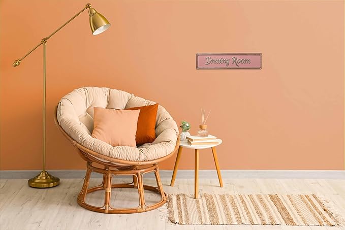 Vintage Tin Dressing Room Sign Retro Metal Sign Suitable For Home Shop Bar And The Dressing Room - Multi-Purpose For Indoor Use Plaque 4x16 Inch
