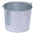 Vestil BKT-GAL-500 Galvanized Steel Bucket, 10-3/4" Depth, 5 gallon, 44 pound Capacity