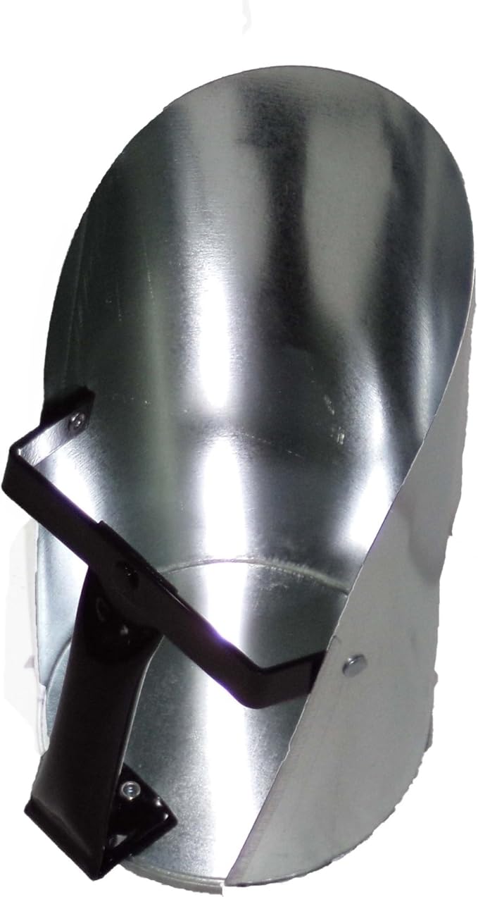FARM-TUFF Galvanized Livestock Feed Scoop, 6qt Capacity - Metal Grain & Seed Scoop with Enclosed Easy-Grip Handle, Flat Base & Rust-Resistant Design for Poultry, Birds & Small Animals