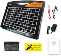 FenceMate Solar Powered Fence Charger 0.65J to 30 Miles for Containment of Livestock, Poultry or Hobby Farming, Portable Electric Fence Charger for Exclusion of Nuisance or Wild Animals Low Impedance