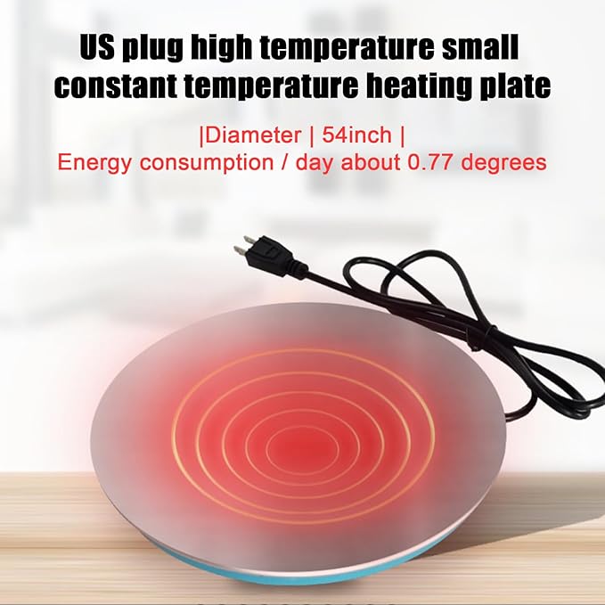 Warmer Base for Chicken Water - Poultry Water Heater with 4.5 Feet Power Cable - Heated Chicken Waterer Base with 4.5 Feet Power Cable,AntiScald Pet Poultry Waterer Winter Deicer