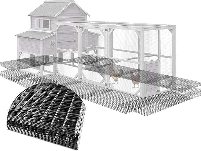 Chicken Wire Bottom Predators Resistant Barrier Mesh,14 Pieces for Chicken coop AIR46