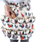 Egg Gathering Apron, 12 Pockets Chiken Eggs Holding Aprons Duck Goose Quail Dove Egg Holder Easter Egg Collecting Bib