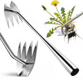Upgraded Weed Puller Tool, 4-Tooth Manganese Steel Manual Weeders, Portable Garden Weed Remover Tools for Vegetable Gardening Backyard Farm Planting & Weeding