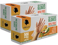 GORILLA SUPPLY 1000 BPA Free Premium Disposable Gloves Poly PE LDPE Plastic for Kitchen Food Handling Food Prep Latex & Powder Free (1000 Count, Large)