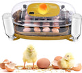 24 Egg Incubator with Automatic Turner, Thermometer seat and Humidity Control - Perfect for Hatching Chicken, Includes Egg Candler and Nesting Pads for Chicken coop