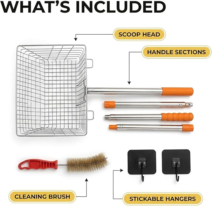 Chicken Scooper, Goat Poop Scooper, Chicken Coop Shovel, Poop Rake and Scoop, Chicken Coop Scooper for Sand, Heavy Duty Chicken Poop Scooper, Coop Cleaning chicken coop cleaning tools
