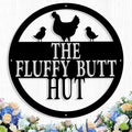Custom Chicken Coop Metal Sign, Personalized Chicken Coop Sign for Outside, Custom Metal Hen House Farm Signs, Chickens Hen House Farmhouse Wall Art Decor