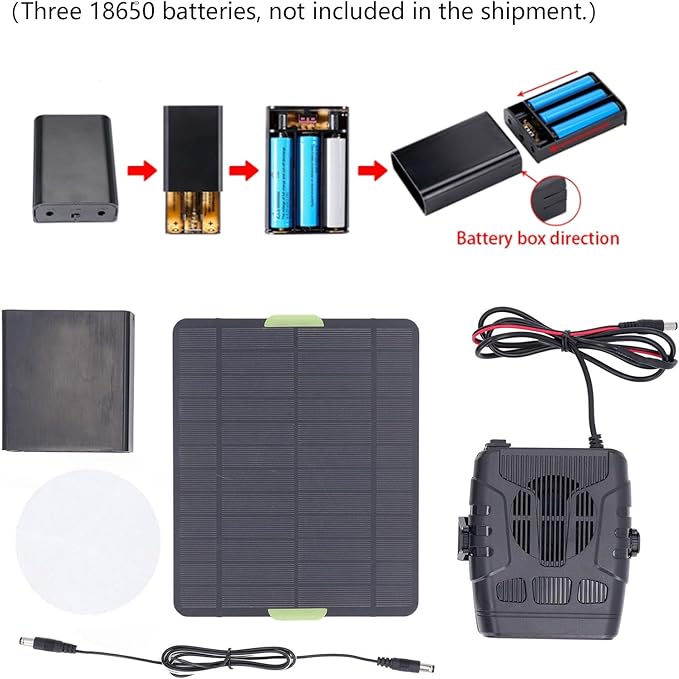 Versatile Solar Heater Compact Size for Pet Houses Greenhouses and Chicken Coops Outdoor Heating Solar Power Heater