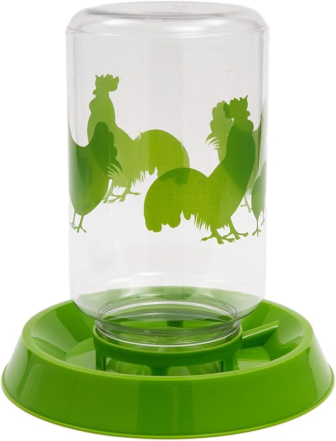Lixit® Feeder or Waterer for Chickens and Other Wildlife - Made in USA (4 Quart)