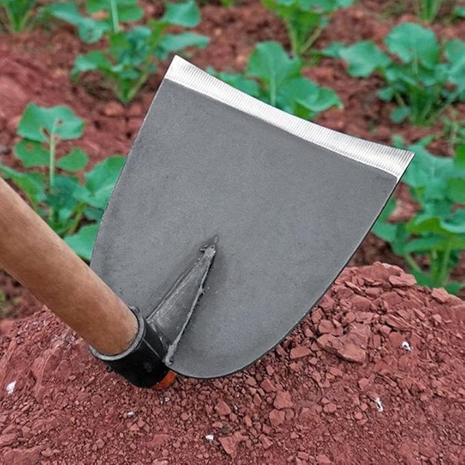 Garden Hoe,All-Steel Hardened Sharp Durable Garden Weeding Tools without Handle,Garden Edger Weeder Portable Household Vegetable Garden Shovel for Backyard Loosening Farm Planting Weeding (125)