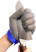 A9 Chainmail Glove, Cut Resistant Stainless Steel Butcher Glove for Cutting Meat & Fish Filleting