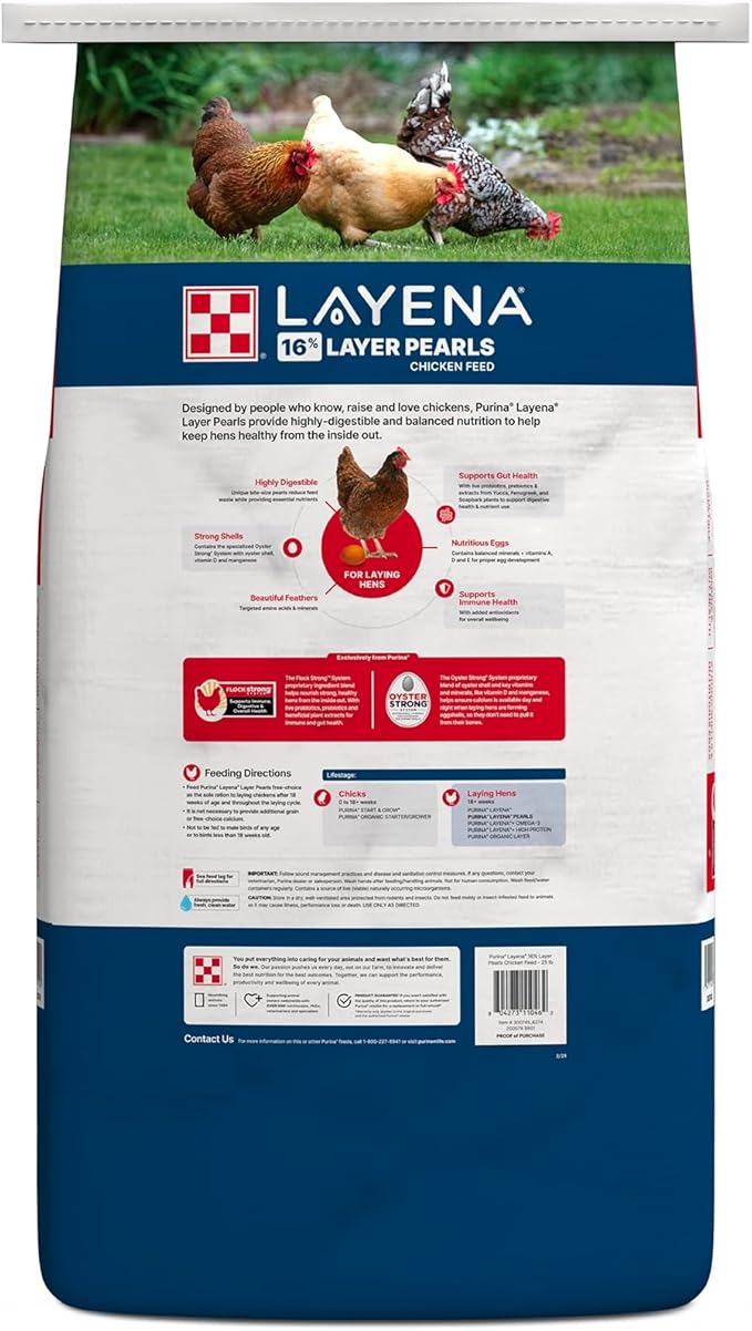 Purina | Layena Pearls Poultry Feed (25 LB)