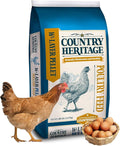 Country Heritage Hen Egg Layer Pellet 50lbs - 16% Protein Chicken Feed for Increased Egg Production & Strong Eggshells, High Protein