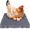 Silicone Chicken Nesting Pads, Waterproof and Washable, Durable Laying Hen Mat, Easy Clean Coop Liner for Suitable for Chicken Coop Egg Production,12" x 12"(6-Pack)