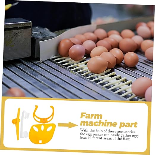 1Set Farm Egg Picker Accessory Versatile Egg Collection Machine Parts for Various Egg Durable Egg Holder Components for Efficient Poultry Farming