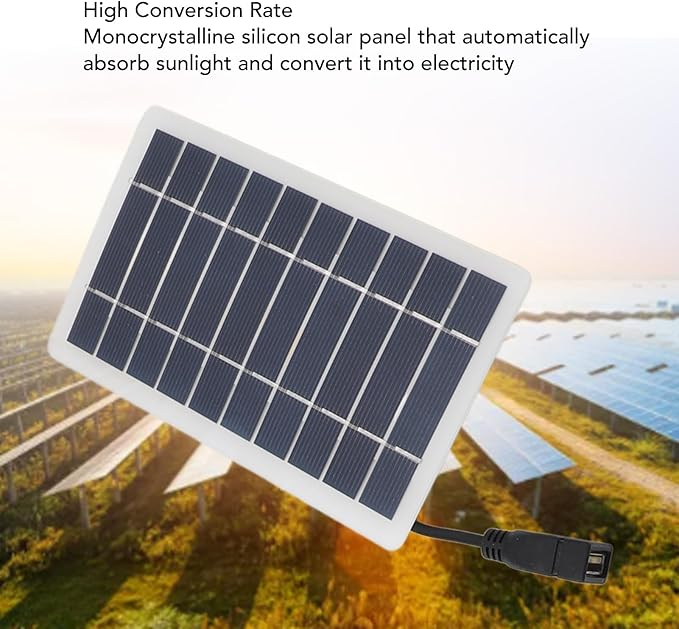 10W Solar Fan,Solar Powered Fans with Stand for Pet House Chicken Coop RV Greenhouse