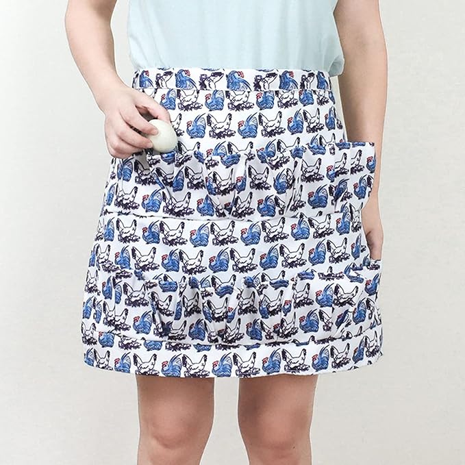 EGGS APRON CONVENIENT 12 POCKETS GATHERING APPLICABLE SCENE CHICKEN GOOSE ADULT STYLE