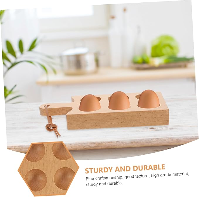 Stackable Egg Storage Container Kitchen Countertop Egg Tray Holder Random Color