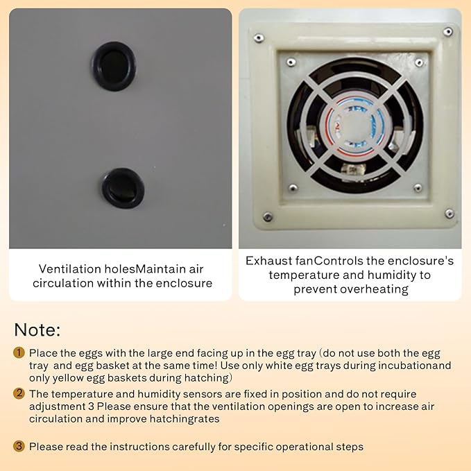 528 Egg Incubator Cabinet, Professional Cabinet Incubator, Eggs Intelligent Automatic Egg Hatcher, Temperature Humidity Control, Automatic Turning, for Chicken Duck Dove Quail