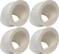 Rite Farm Products Quail & Chick Port Feeder NO Waste Feed Saver for DIY Bucket Pail Bin Container Coturnix (4 Pack)